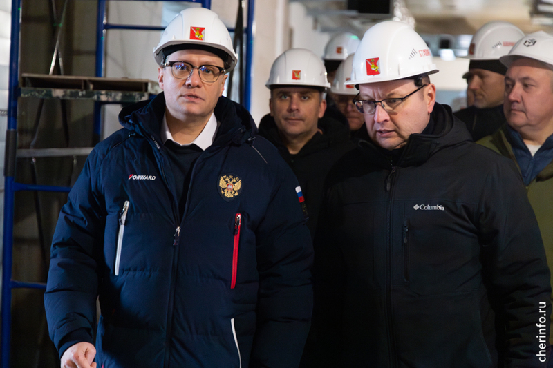 Георгий Филимонов проверил строительство поликлиники в Череповце.