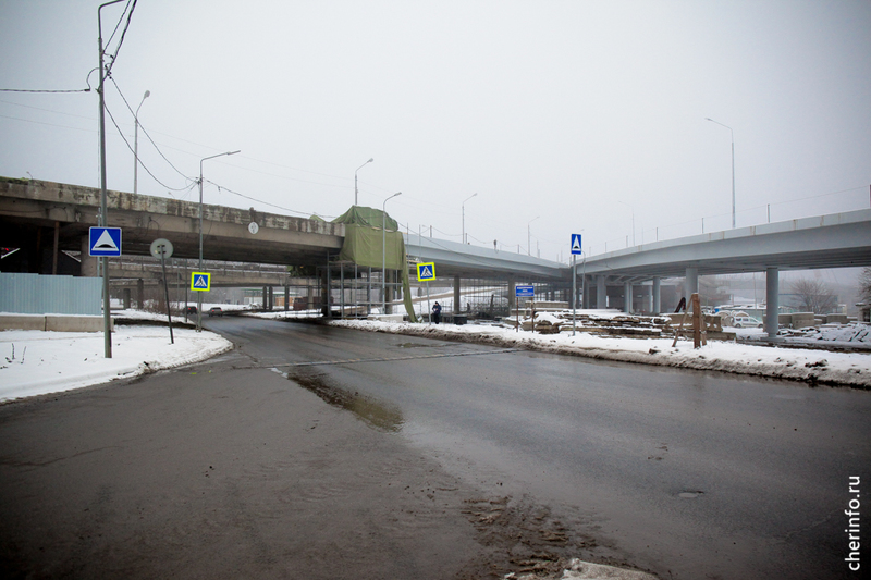 В Череповце под эстакадой Октябрьского моста ограничат движение.