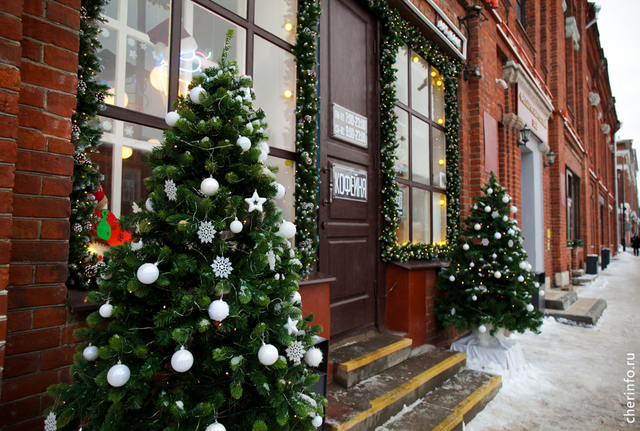 В Череповце выберут самую новогоднюю витрину.