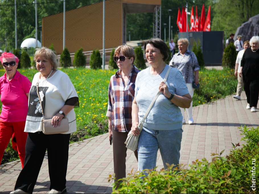 Череповец посетили ветераны из Петербурга.