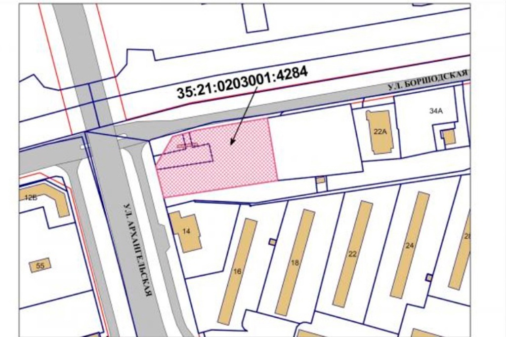 На перекрестке Боршодской и Архангельской построят магазин или общепит.
