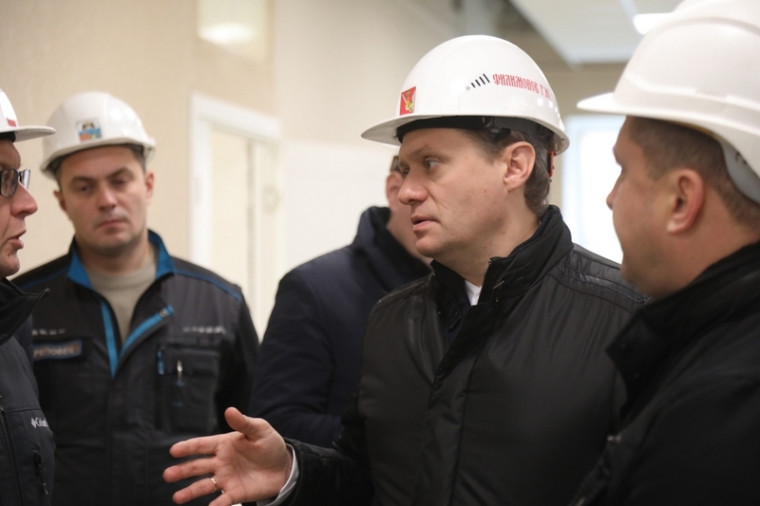 Георгий Филимонов посетил строительные площадки в Череповце. Георгий Филимонов посетил строительные площадки в Череповце.
