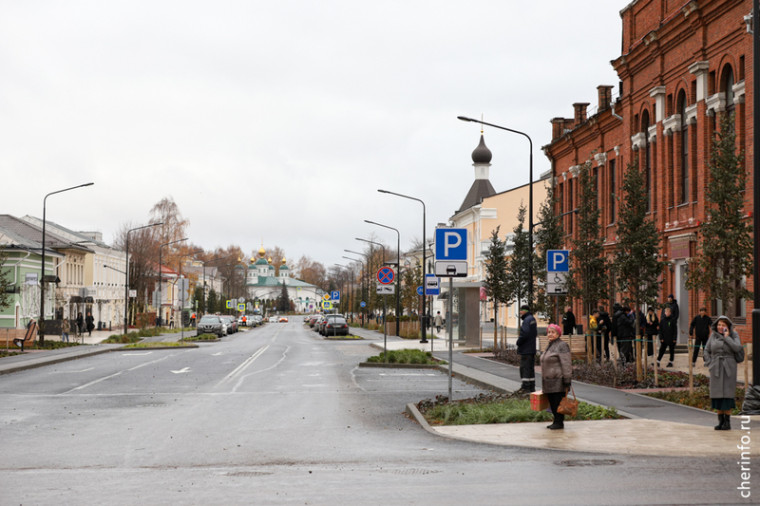 В Череповце обновленный Советский проспект открыли для транспорта. В Череповце обновленный Советский проспект открыли для транспорта.